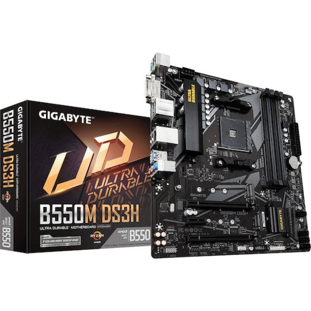 Gigabyte B550M DS3H Motherboard Micro ATX με AMD AM4 Socket