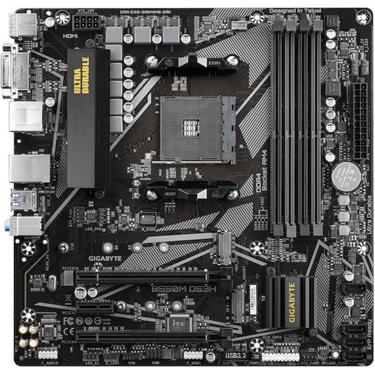Gigabyte B550M DS3H Motherboard Micro ATX με AMD AM4 Socket