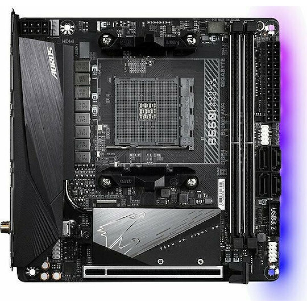 Gigabyte B550I Aorus Pro AX Wi-Fi Motherboard Mini ITX με AMD AM4 Socket