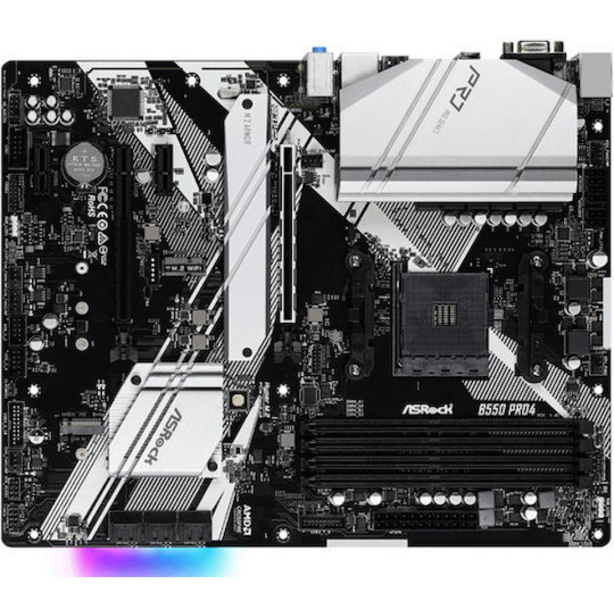 ASRock B550 Pro4 Motherboard ATX με AMD AM4 Socket