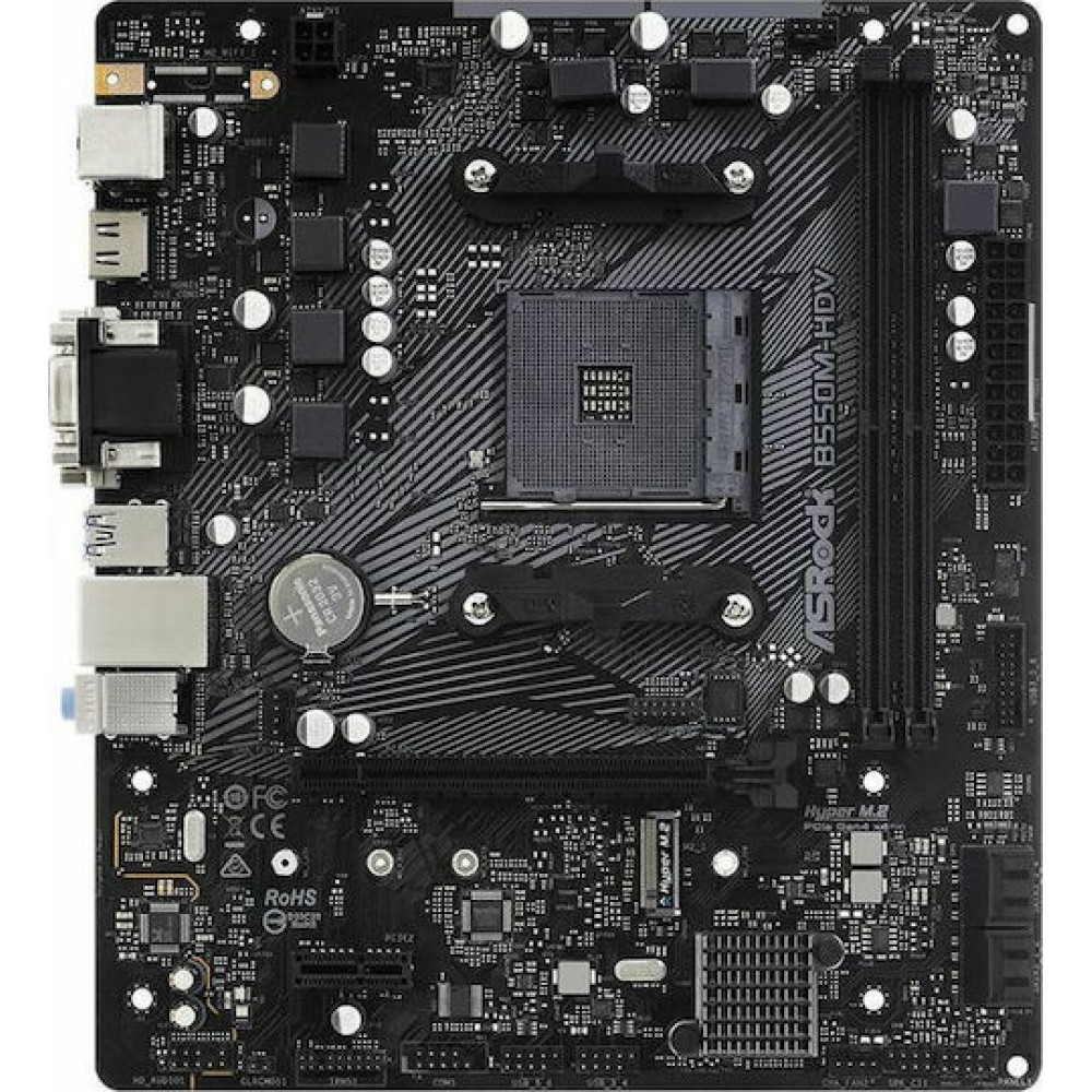 ASRock B550M-HDV Motherboard Micro ATX με AMD AM4 Socket 90-MXBDJ0-A0UAYZ