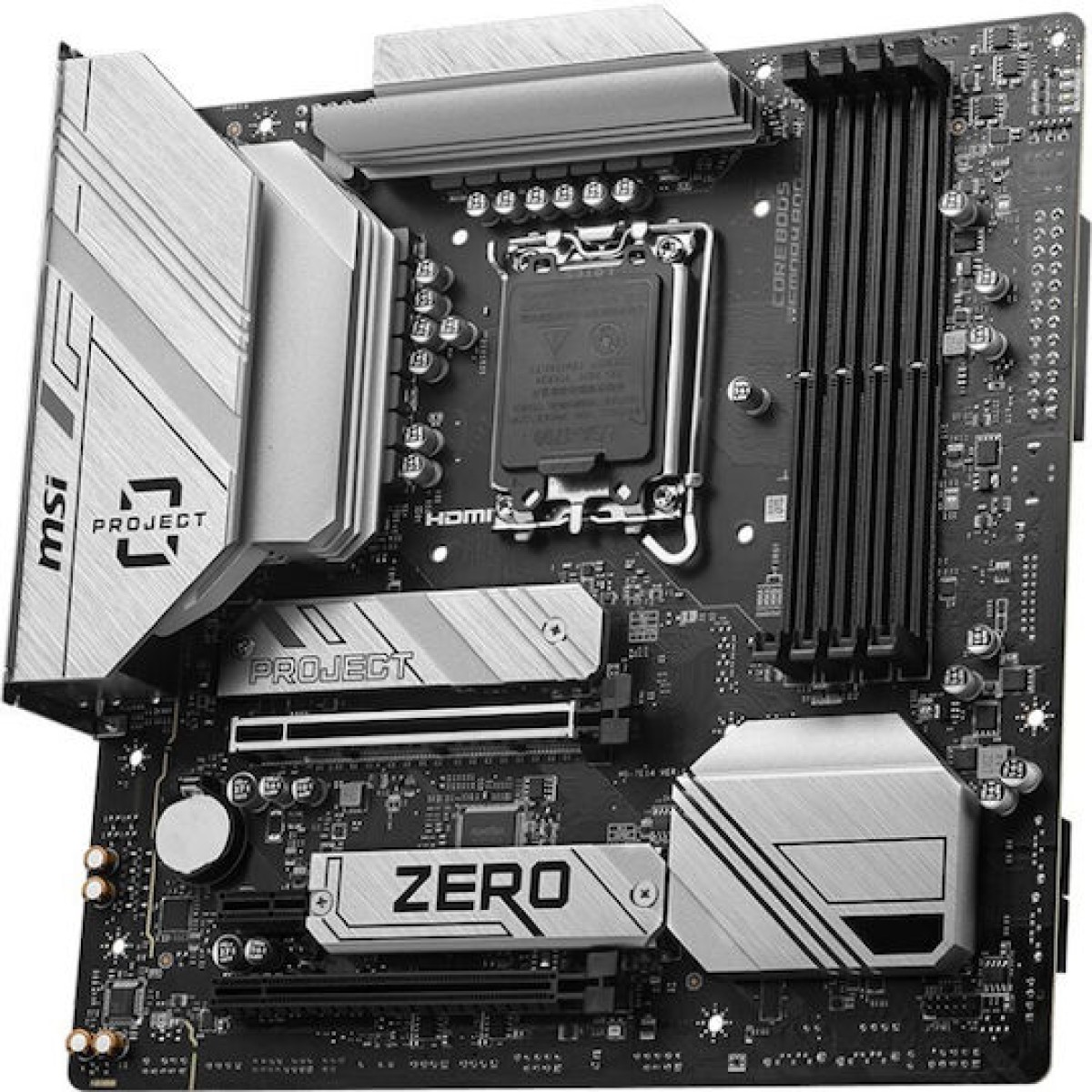 MSI B760M Project Zero Wi-Fi Motherboard Micro ATX με Intel 1700 Socket 7E14-001R