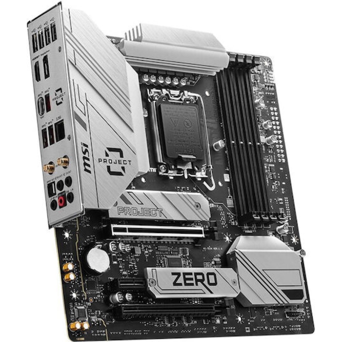 MSI B760M Project Zero Wi-Fi Motherboard Micro ATX με Intel 1700 Socket 7E14-001R