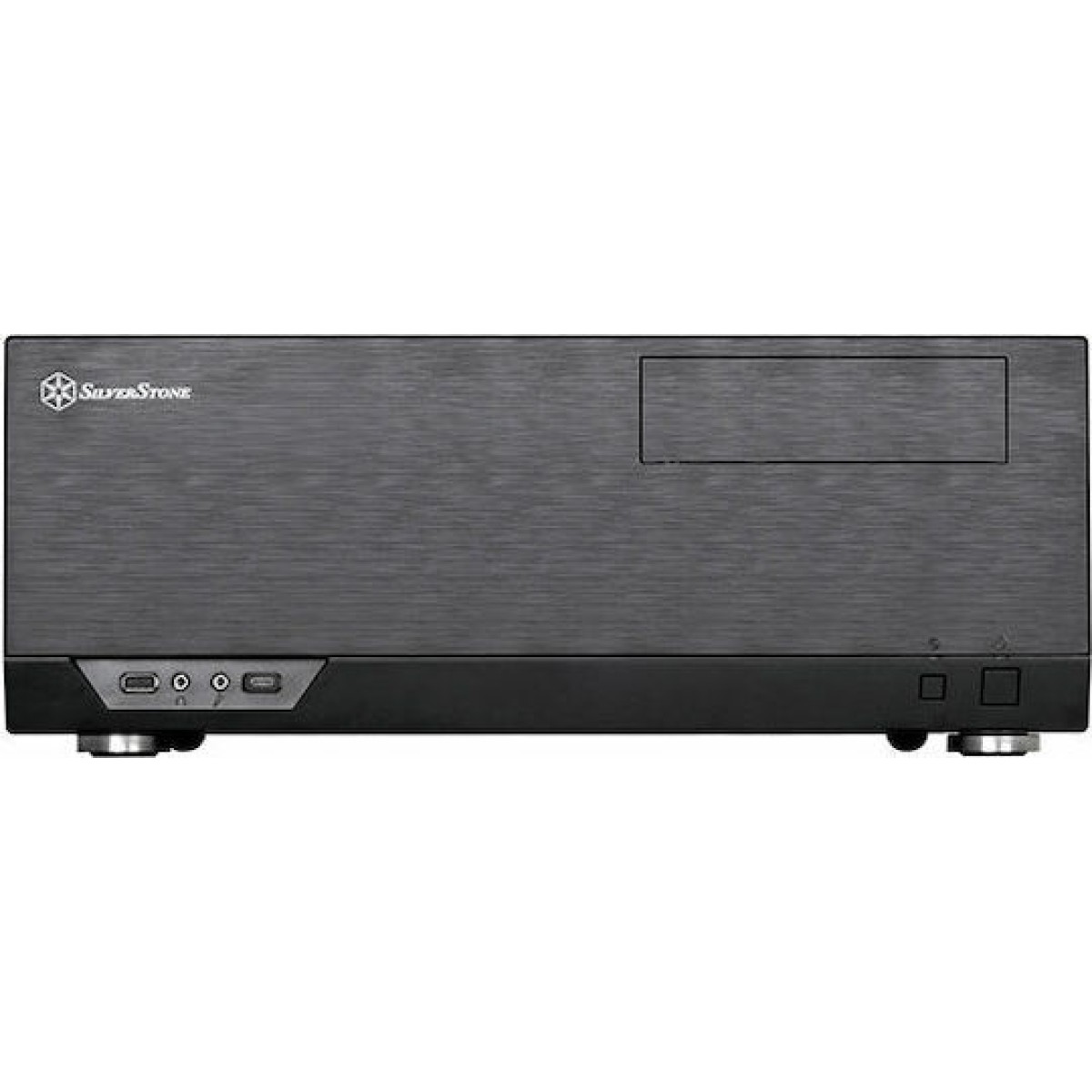 Silverstone GD09B-C Home Theater Κουτί Υπολογιστή Μαύρο