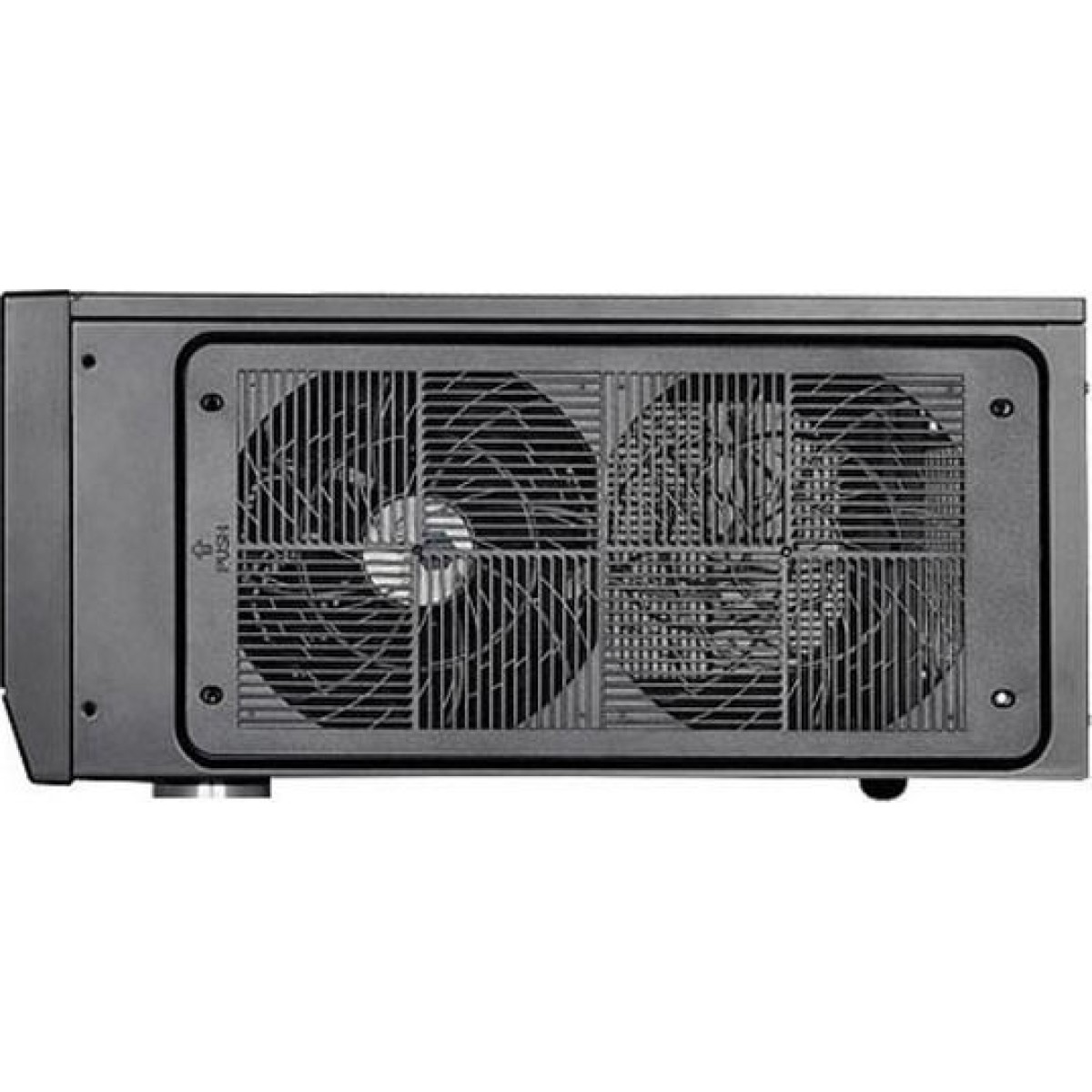 Silverstone GD09B-C Home Theater Κουτί Υπολογιστή Μαύρο