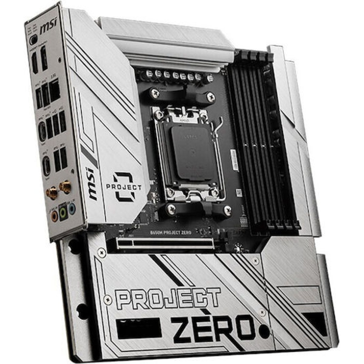 MSI B650M PROJECT ZERO Wi-Fi Motherboard Micro ATX με AMD AM5 Socket 7E09-003R