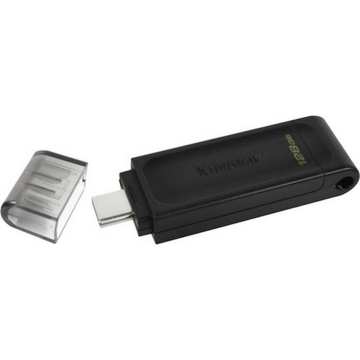 Kingston DataTraveler 70 128GB USB 3.2 Stick με σύνδεση USB-C Μαύρο