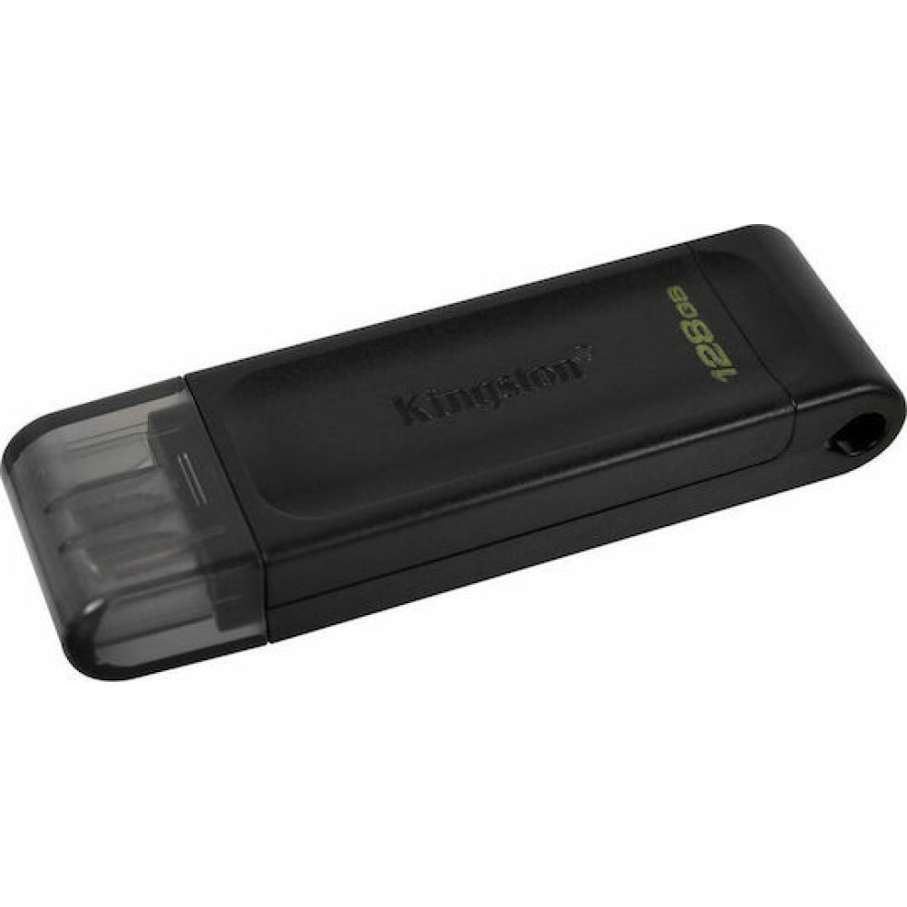 Kingston DataTraveler 70 128GB USB 3.2 Stick με σύνδεση USB-C Μαύρο