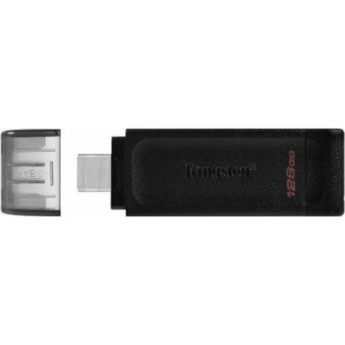 Kingston DataTraveler 70 128GB USB 3.2 Stick με σύνδεση USB-C Μαύρο