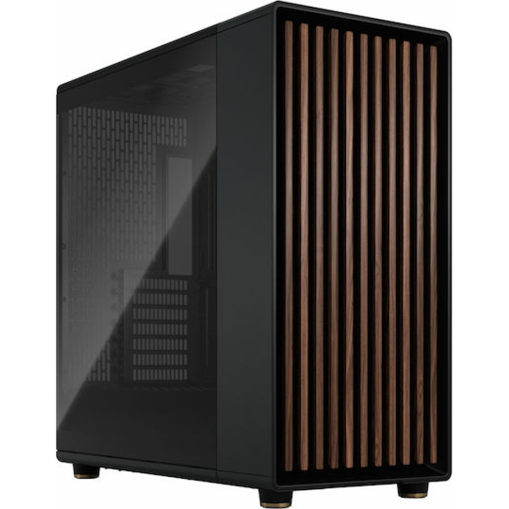 Fractal Design North XL Gaming Full Tower Κουτί Υπολογιστή με Πλαϊνό Παράθυρο Charcoal Black TG Dark