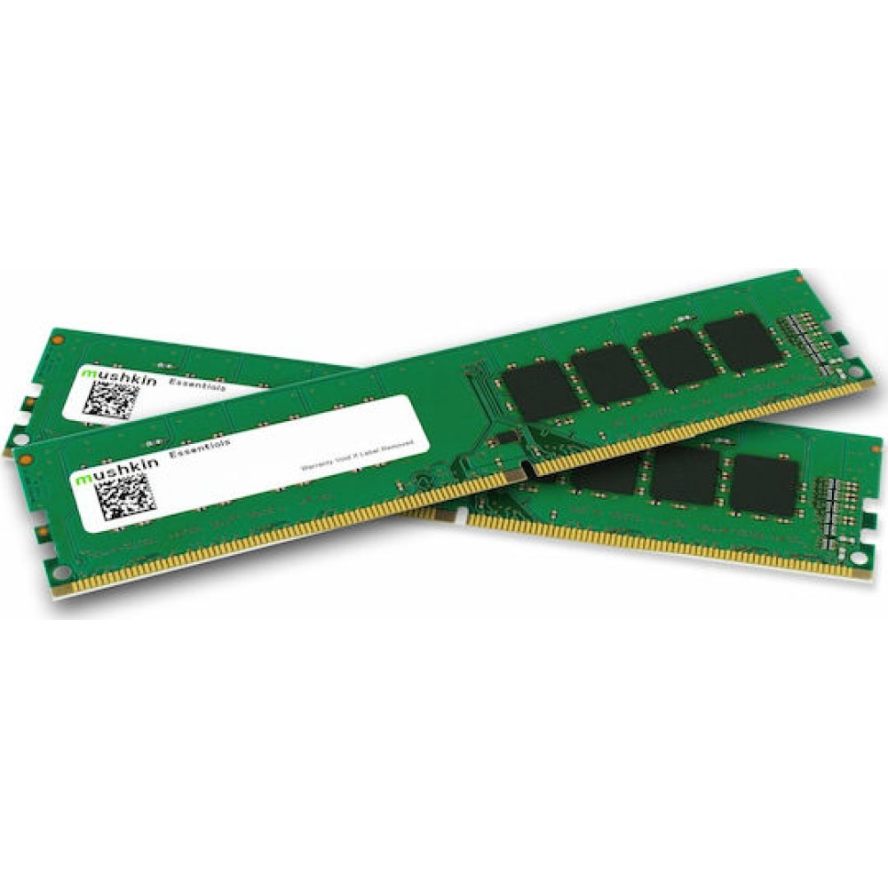 Mushkin Essentials DDR4 64GB RAM με 2x32GB Modules και Ταχύτητα 3200 για Desktop