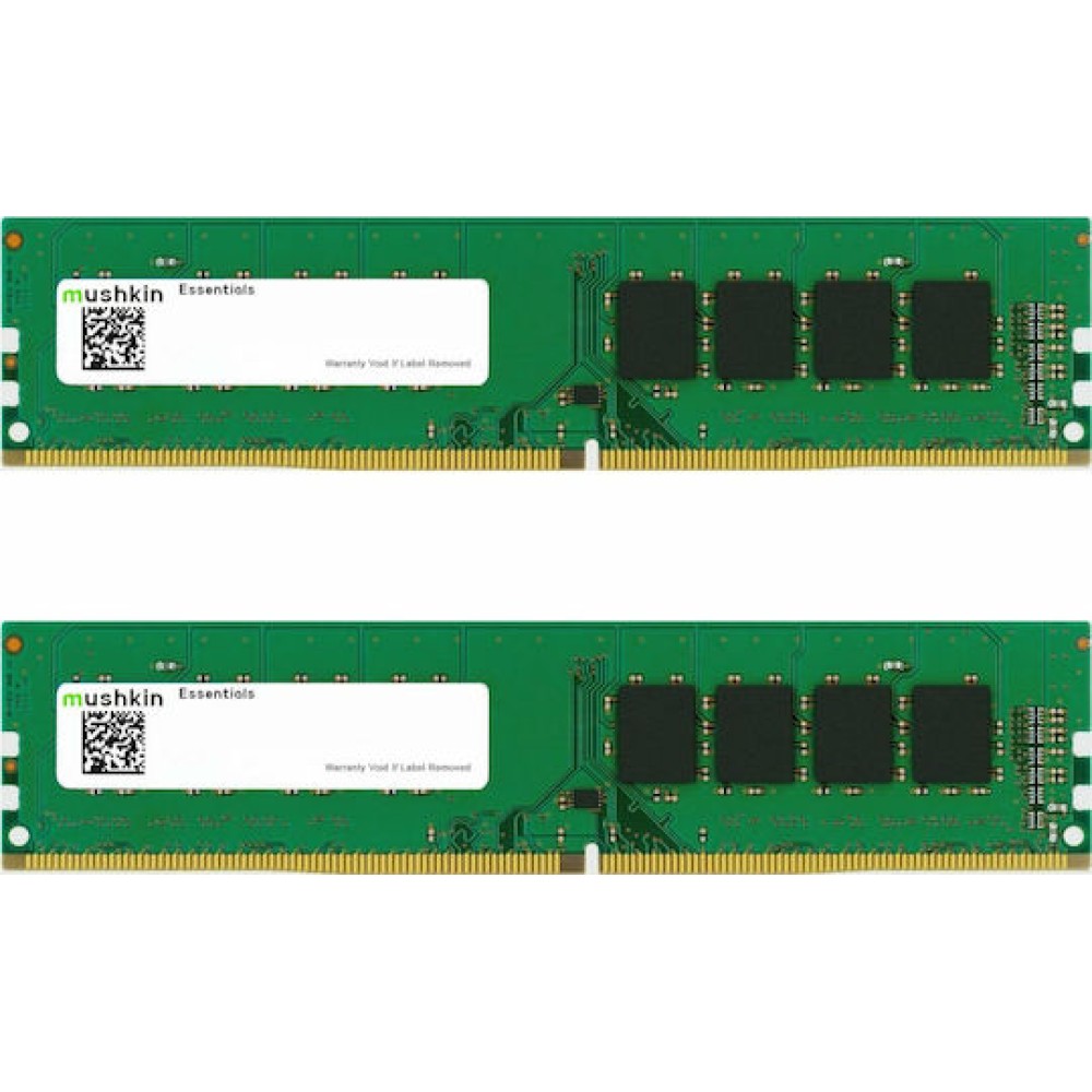 Mushkin Essentials DDR4 64GB RAM με 2x32GB Modules και Ταχύτητα 3200 για Desktop