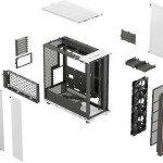 Fractal Design North XL Gaming Midi Tower Κουτί Υπολογιστή Chalk White