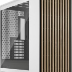 Fractal Design FD-C-NOR1X-04 Gaming Midi Tower Κουτί Υπολογιστή με Πλαϊνό Παράθυρο Chalk White
