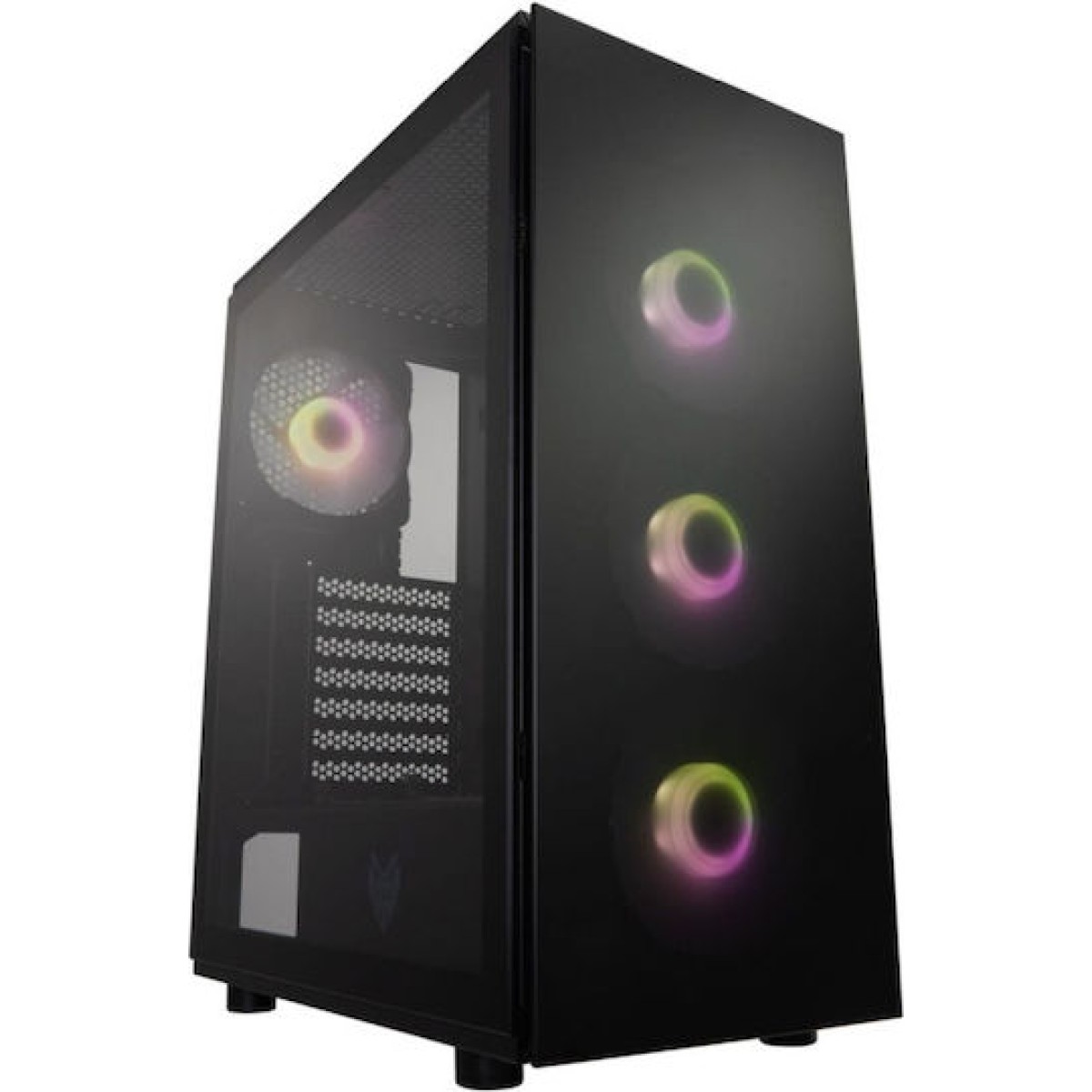 Fractal Design FD-C-NOR1X-04 Gaming Midi Tower Κουτί Υπολογιστή με Πλαϊνό Παράθυρο Chalk White
