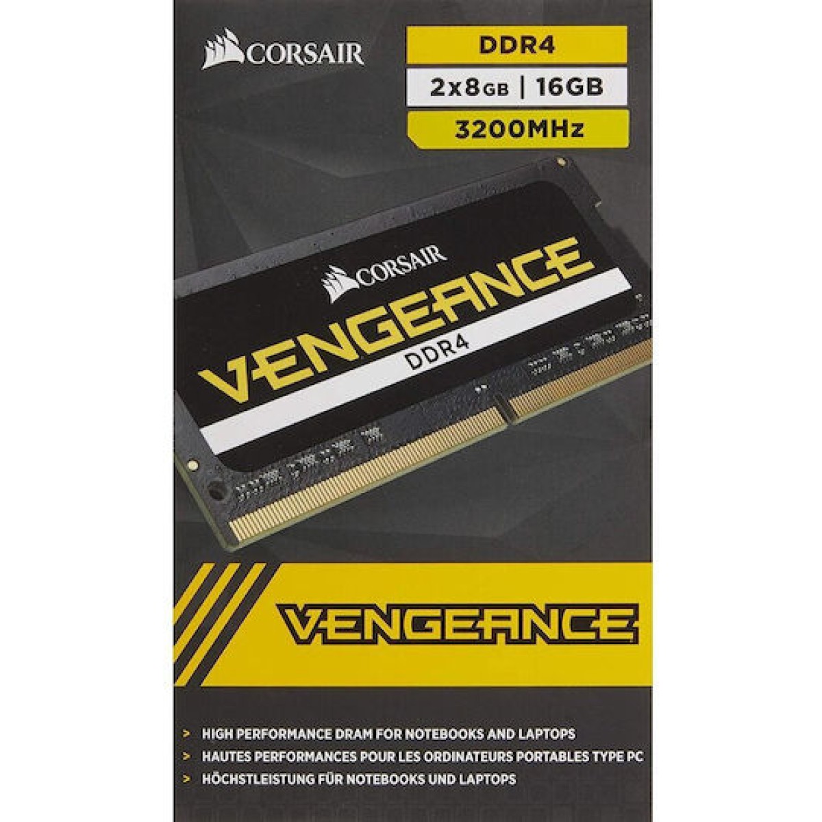 Corsair Vengeance DDR4 16GB RAM με 2x8GB Modules και Ταχύτητα 3200 για Laptop