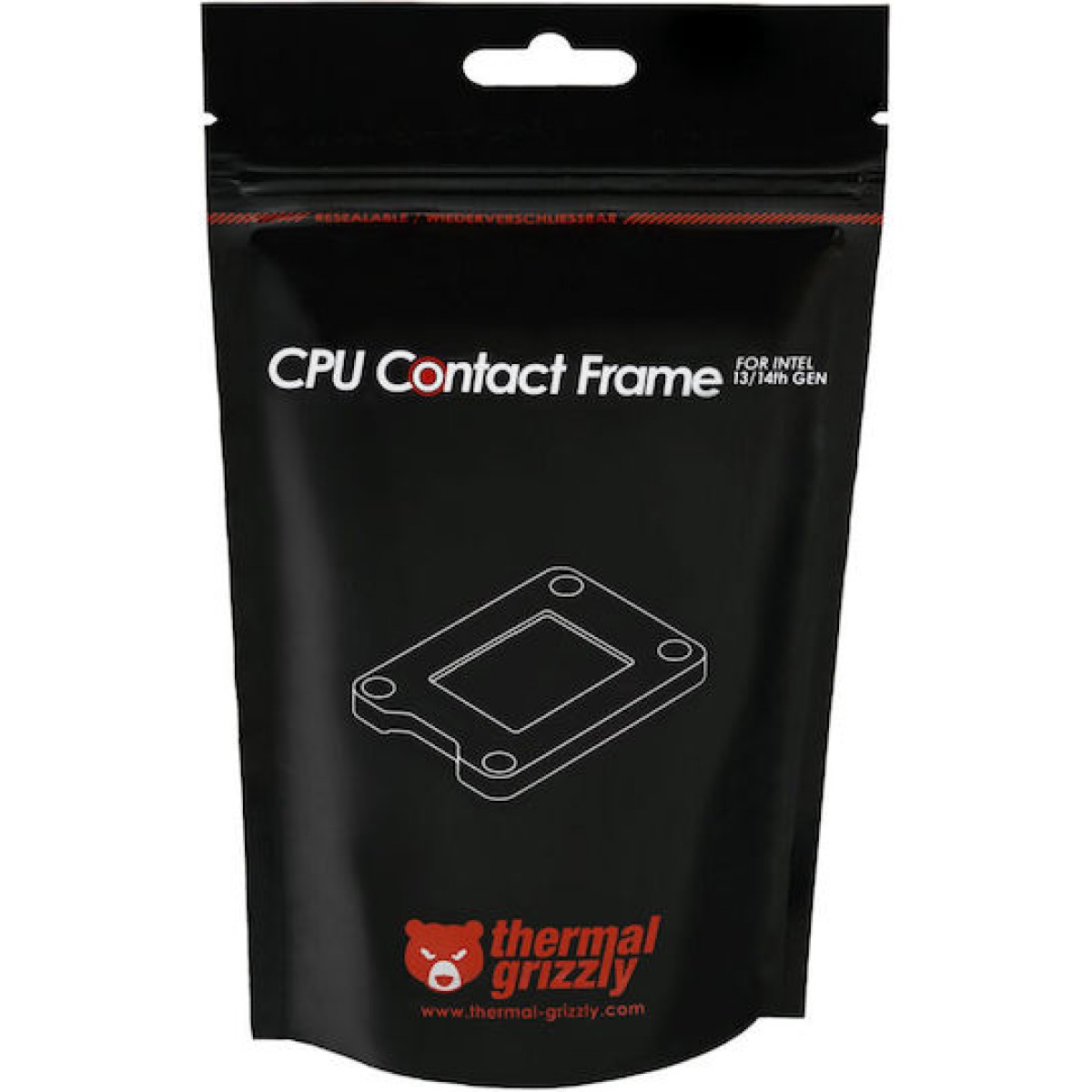 Thermal Grizzly Grizzly Intel 1700 Cpu Contact Frame Ψυκτικό Υγρό Intel 1700 CPU Contact Frame Μαύρο