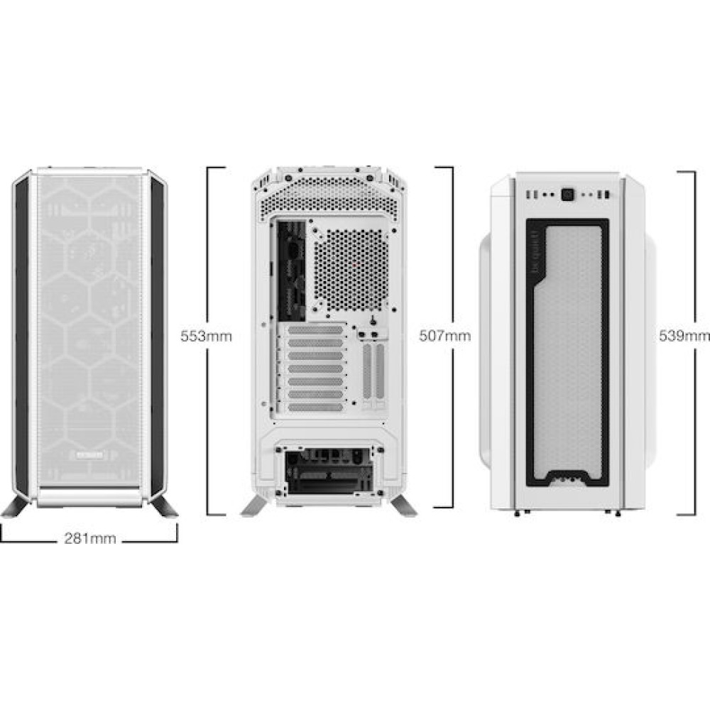 Be Quiet Silent Base 802 Midi Tower Κουτί Υπολογιστή Λευκό