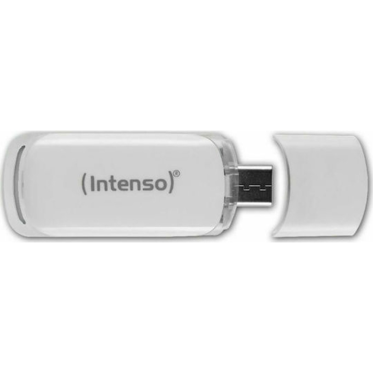 Intenso Flash Line 64GB USB 3.1 Stick με σύνδεση USB-C Λευκό