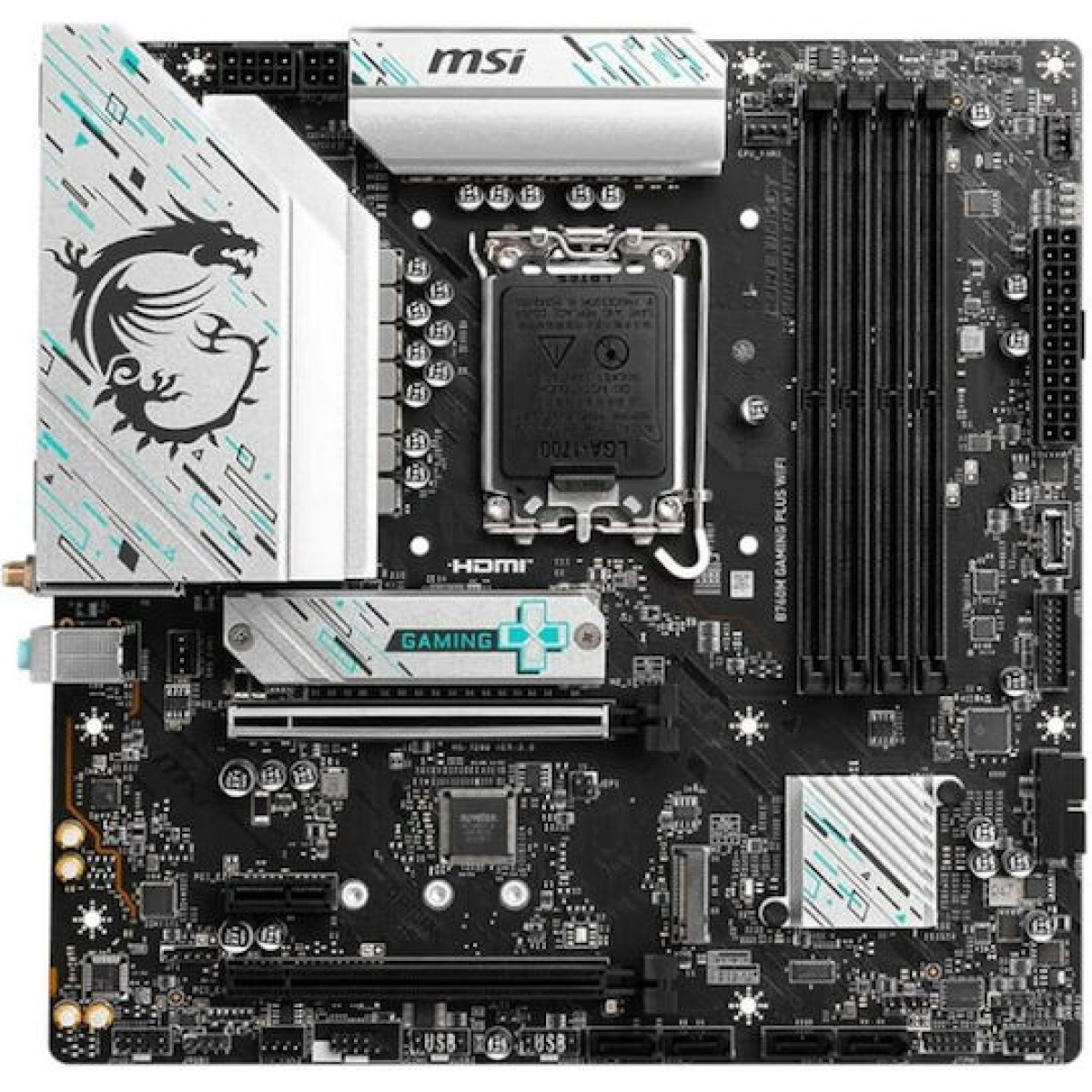 MSI B760M Gaming Plus WIFI Motherboard Micro ATX με Intel 1700 Socket 911-7D99-017 7D99-017R