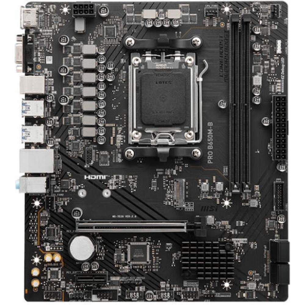 MSI PRO B650M-B Motherboard Micro ATX με AMD AM5 Socket