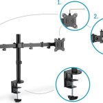 Digitus Βάση Γραφείου για 2 Οθόνες έως 32