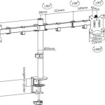 Digitus Βάση Γραφείου για 2 Οθόνες έως 32