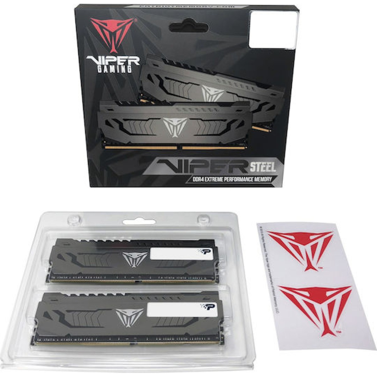 Patriot Viper Steel DDR4 32GB RAM με 2x16GB Modules και Ταχύτητα 3600 για Desktop