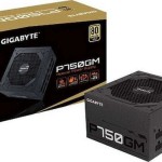 Gigabyte GP-P750GM 750W Μαύρο Τροφοδοτικό Υπολογιστή Full Modular 80 Plus Gold