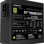 Gigabyte GP-P750GM 750W Μαύρο Τροφοδοτικό Υπολογιστή Full Modular 80 Plus Gold