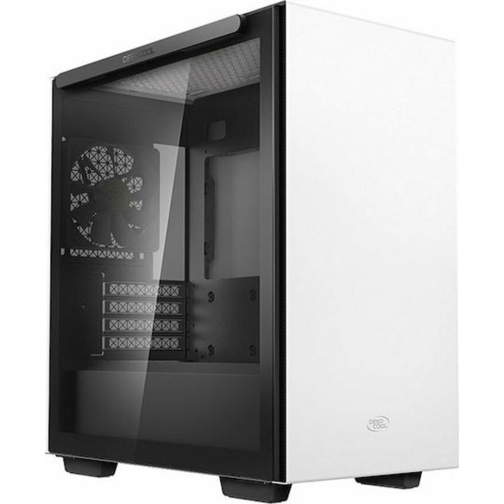 Deepcool Macube 110 Mini Tower Κουτί Υπολογιστή με Πλαϊνό Παράθυρο Λευκό