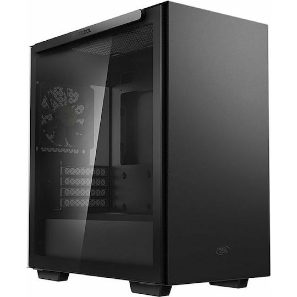 Deepcool Macube 110 Mini Tower Κουτί Υπολογιστή με Πλαϊνό Παράθυρο Μαύρο
