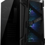 Asus TUF Gaming GT301 Midi Tower Κουτί Υπολογιστή με Πλαϊνό Παράθυρο και RGB Φωτισμό Μαύρο