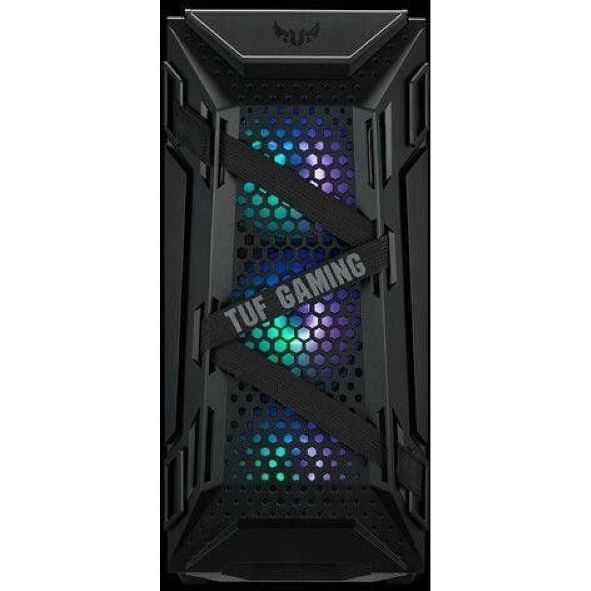 Asus TUF Gaming GT301 Midi Tower Κουτί Υπολογιστή με Πλαϊνό Παράθυρο και RGB Φωτισμό Μαύρο
