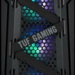 Asus TUF Gaming GT301 Midi Tower Κουτί Υπολογιστή με Πλαϊνό Παράθυρο και RGB Φωτισμό Μαύρο