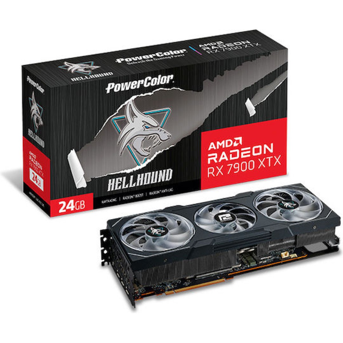 PowerColor Radeon RX 7900 XTX 24GB GDDR6 Hellhound Κάρτα Γραφικών