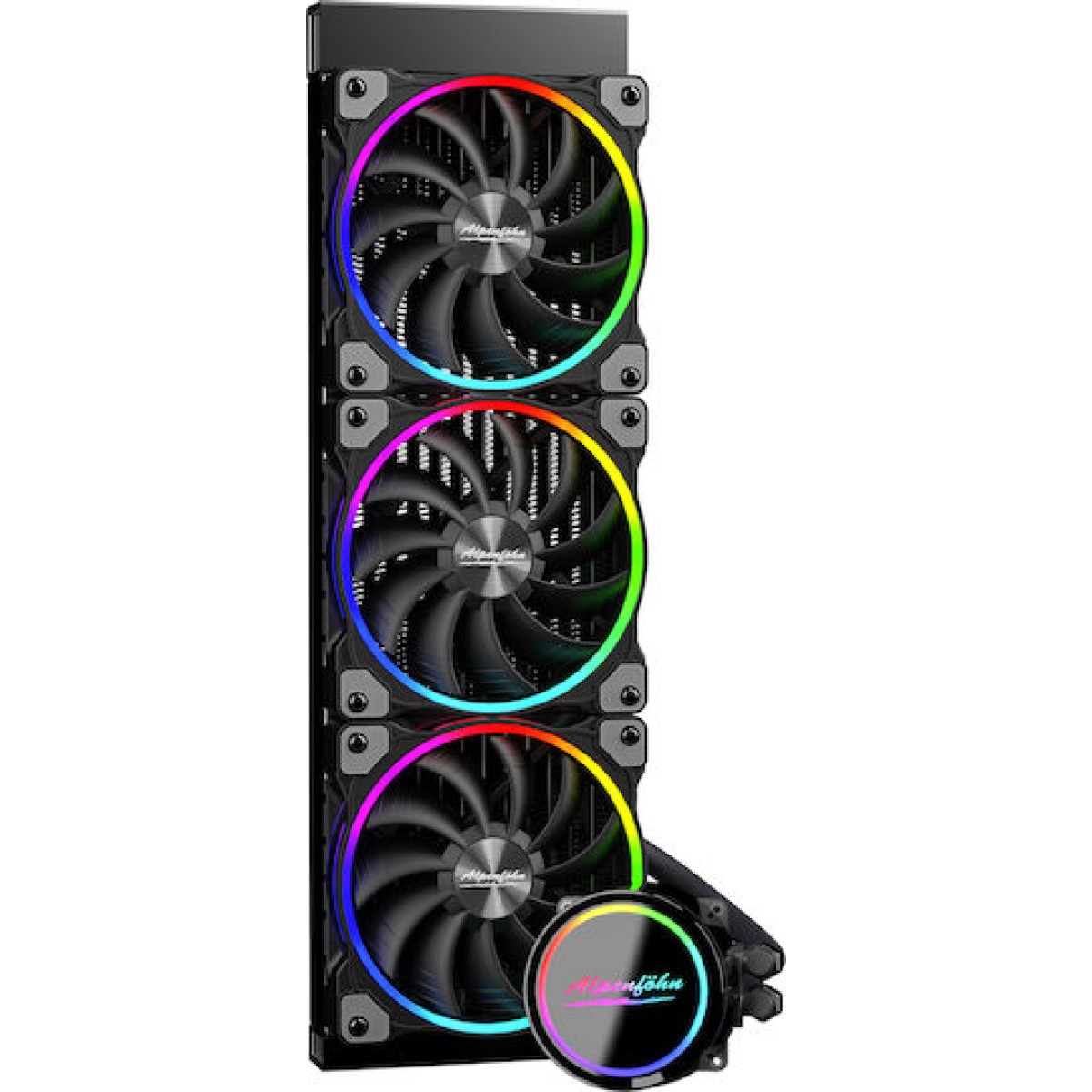 Alpenfoehn Gletscherwasser 360 High Speed Υδρόψυξη Επεξεργαστή Τριπλού Ανεμιστήρα 120mm για Socket AM4/AM5/1200/115x με RGB Φωτισμό
