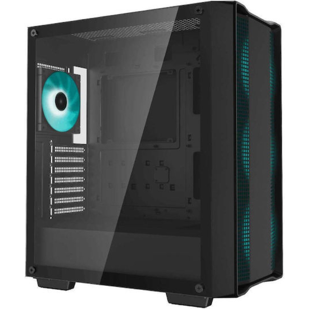 Deepcool CC560 v2 Gaming Midi Tower Κουτί Υπολογιστή με Πλαϊνό Παράθυρο Μαύρο