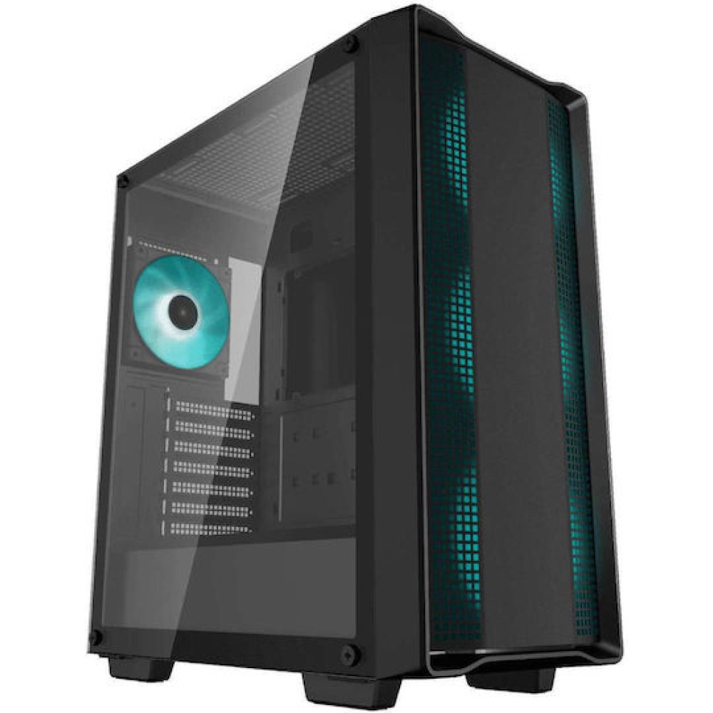 Deepcool CC560 v2 Gaming Midi Tower Κουτί Υπολογιστή με Πλαϊνό Παράθυρο Μαύρο