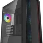 Deepcool CC560 ARGB v2 Gaming Midi Tower Κουτί Υπολογιστή με Πλαϊνό Παράθυρο Μαύρο