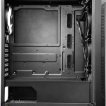 Chieftec Hunter Gaming Midi Tower Κουτί Υπολογιστή με Πλαϊνό Παράθυρο και RGB Φωτισμό Μαύρο