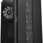 Chieftec Hunter Gaming Midi Tower Κουτί Υπολογιστή με Πλαϊνό Παράθυρο και RGB Φωτισμό Μαύρο