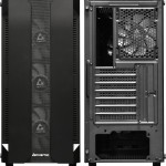 Chieftec Hunter Gaming Midi Tower Κουτί Υπολογιστή με Πλαϊνό Παράθυρο και RGB Φωτισμό Μαύρο