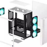 Deepcool CC560 V2 Gaming Midi Tower Κουτί Υπολογιστή με Πλαϊνό Παράθυρο Λευκό