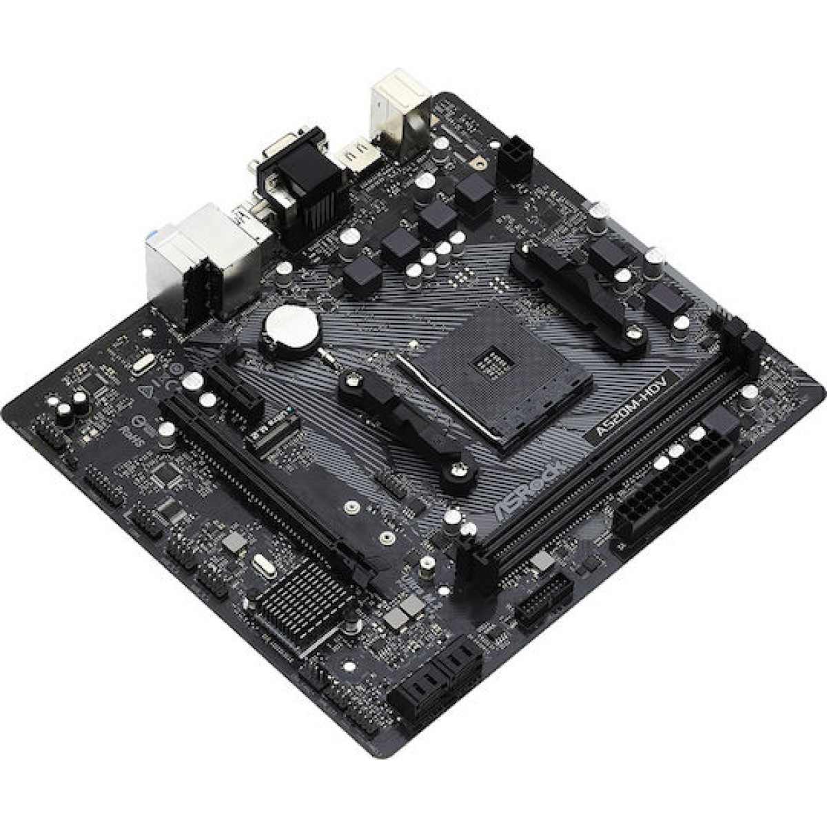 ASRock A520M-HDV Motherboard Micro ATX με AMD AM4 Socket 90-MXBE50-A0UAYZ