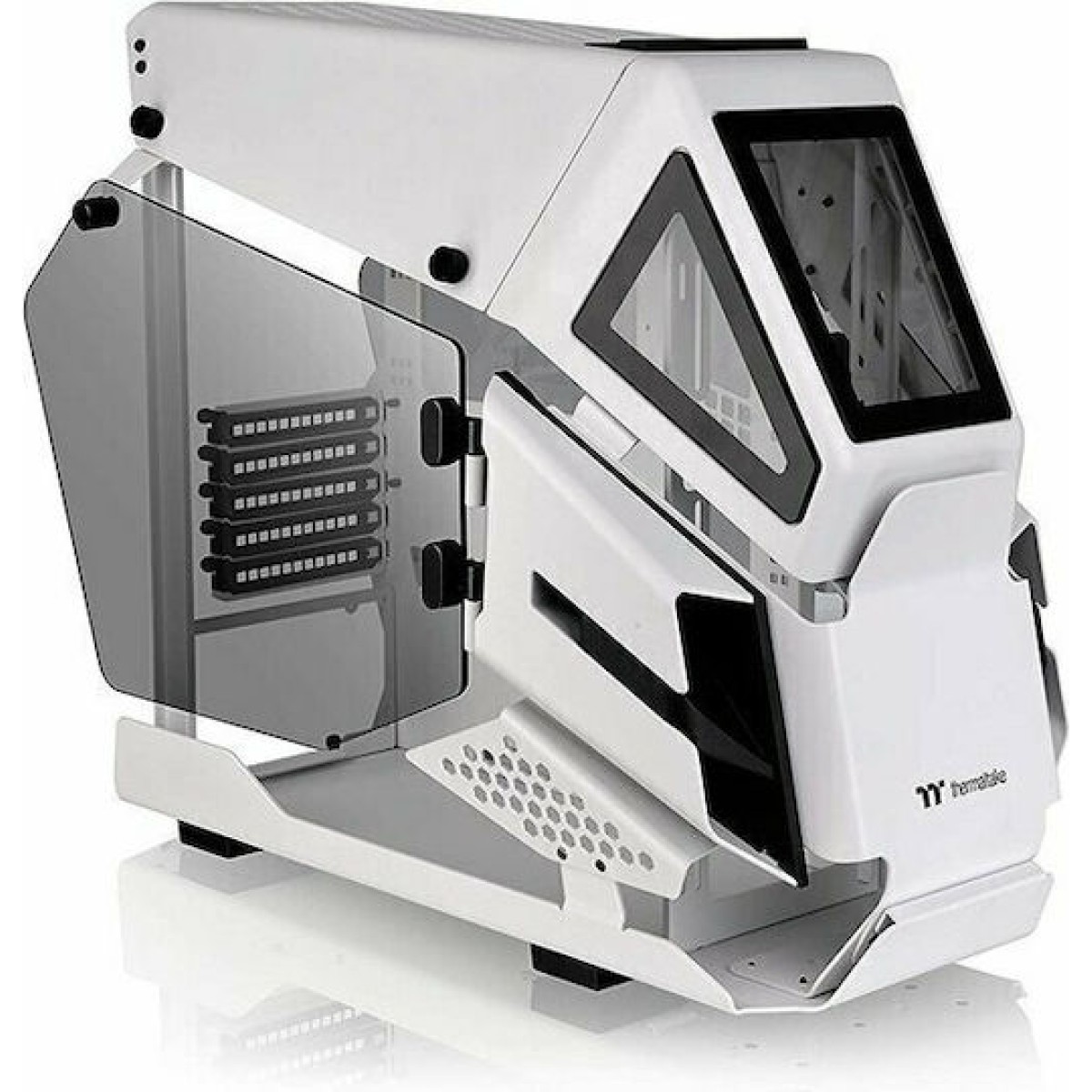 Thermaltake AH T200 Gaming Micro Tower Κουτί Υπολογιστή με Πλαϊνό Παράθυρο Λευκό