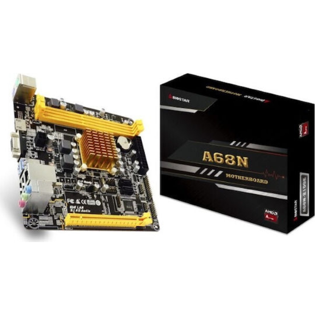 Biostar A68N-2100K SoC Motherboard ATX με AMD Socket A68N-2100K