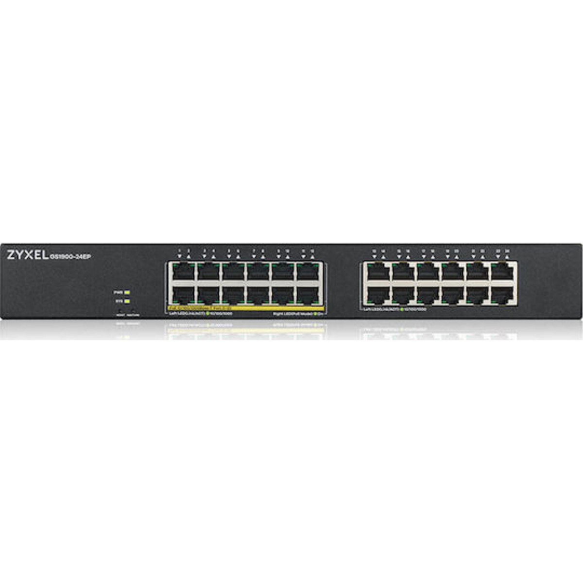 Zyxel GS1900-24EP Managed L2 PoE+ Switch με 24 Θύρες Gigabit (1Gbps) Ethernet