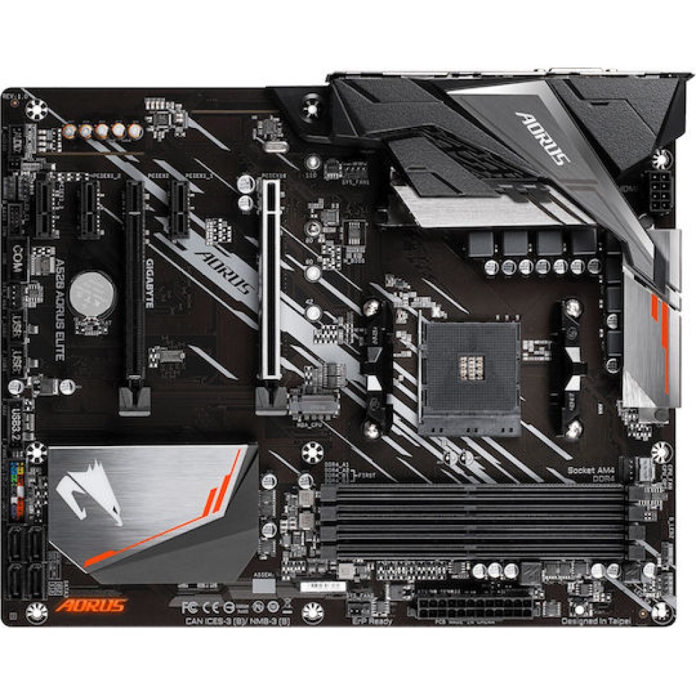 Gigabyte A520 Aorus Elite rev. 1.0 Motherboard ATX με AMD AM4 Socket A520