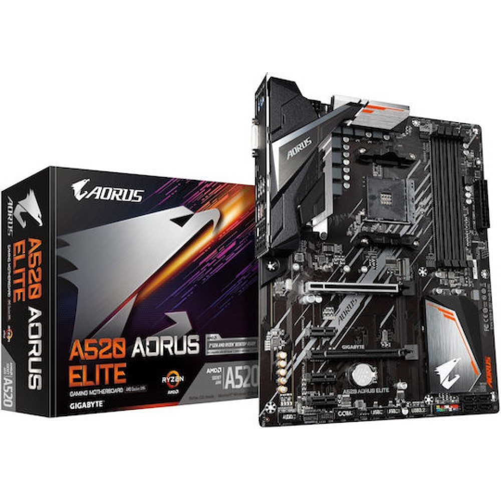 Gigabyte A520 Aorus Elite rev. 1.0 Motherboard ATX με AMD AM4 Socket A520